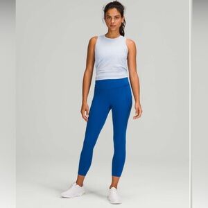 Lululemon Fast and Free High-Rise Tight 25" In Symphony Blue , size 6.